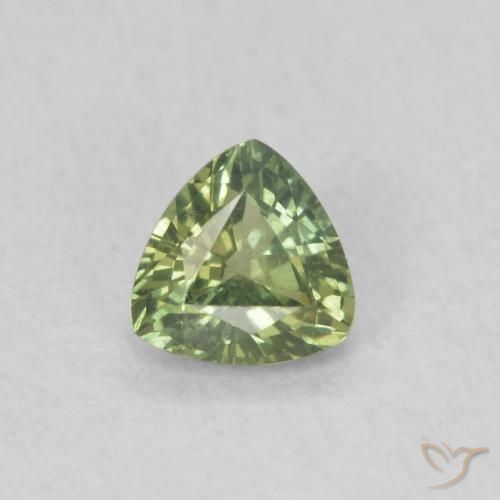 0.36ct طبيعي الأخضر الغامق زفير, مثلثى, VVS-VS