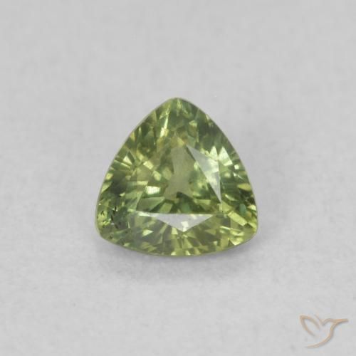 0.35ct طبيعي أخضر الغابات زفير, مثلثى, VVS-VS