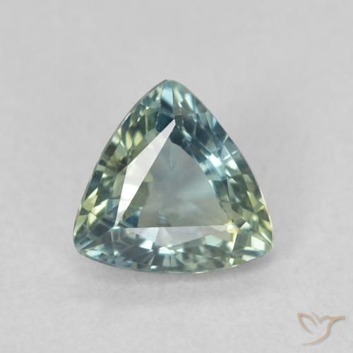 0.57ct طبيعي شرشيرى زفير, مثلثى, VVS-VS