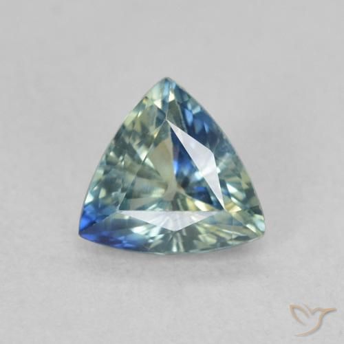 0.54ct طبيعي شرشيرى زفير, مثلثى, VVS-VS