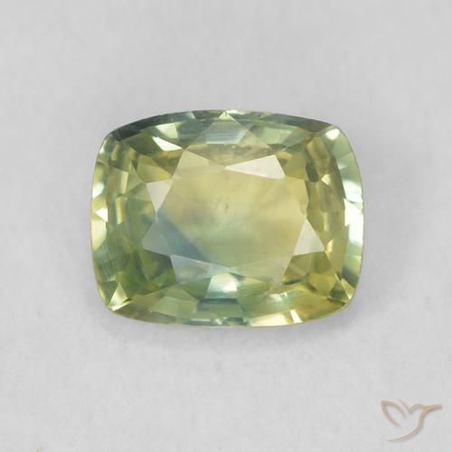 0.73ct طبيعي أخضر الغابة فاتح زفير, وسادة, VVS-VS