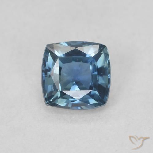 0.48ct طبيعي ازرق غامق زفير, وسادة, VVS-VS