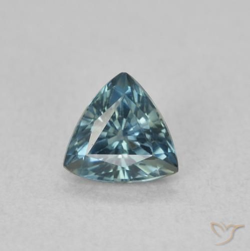 0.54ct طبيعي شرشيرى زفير, مثلثى, VVS