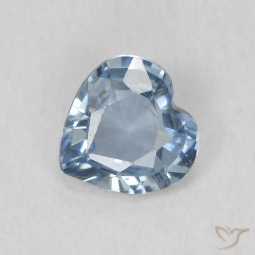0.52ct طبيعي شرشيرى زفير, قلب, قليلا جدا, Photo A
