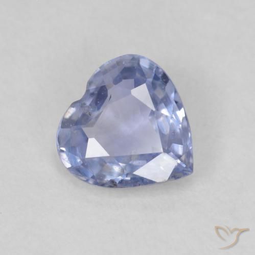 0.51ct طبيعي أزرق فاتح زفير, قلب, قليلا جدا, Photo A