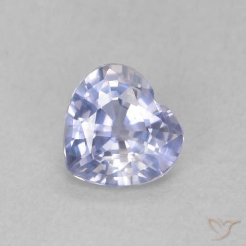 0.46ct طبيعي أزرق فاتح زفير, قلب, VVS-VS