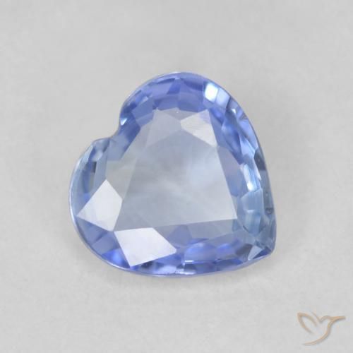 0.62ct طبيعي أزرق فاتح زفير, قلب, VVS-VS
