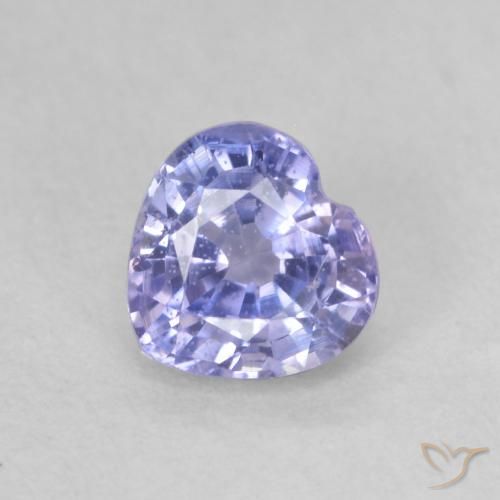 0.63ct طبيعي أزرق فاتح زفير, قلب, VVS-VS