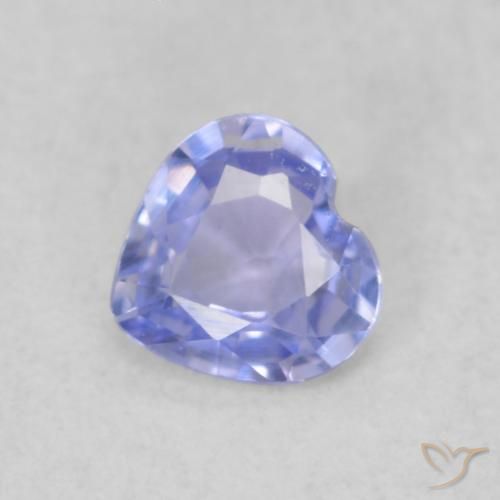 0.33ct طبيعي أزرق فاتح زفير, قلب, VVS-VS