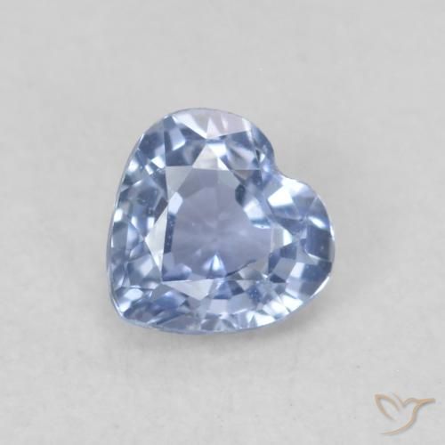 0.36ct طبيعي أزرق فاتح زفير, قلب, VVS-VS