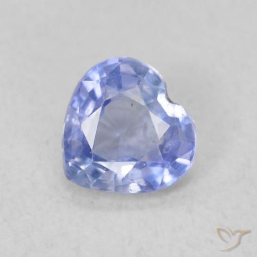0.39ct طبيعي أزرق فاتح زفير, قلب, قليلا جدا, Photo A
