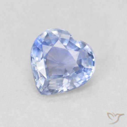 0.34ct طبيعي أزرق فاتح زفير, قلب, VVS-VS