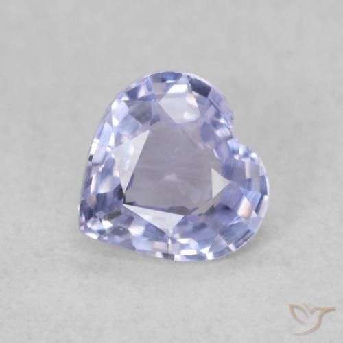 0.38ct طبيعي أزرق فاتح زفير, قلب, VVS-VS