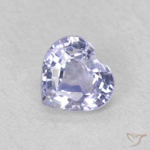 0.36ct طبيعي أزرق فاتح زفير, قلب, VVS-VS