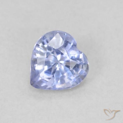 0.33ct طبيعي أزرق فاتح زفير, قلب, VVS-VS