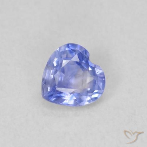 0.31ct طبيعي أزرق بنفسجى زفير, قلب, قليلا جدا