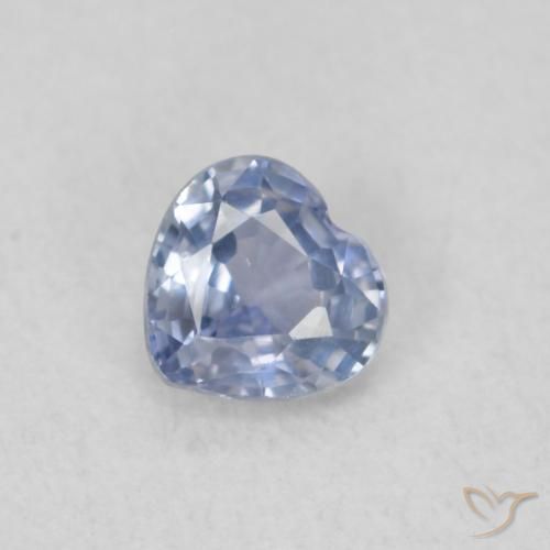 0.39ct طبيعي أزرق أرجوانى فاتح زفير, قلب, VVS-VS, Photo A
