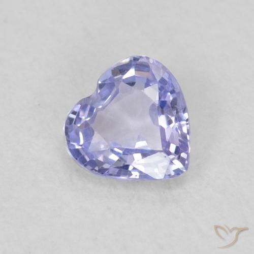 0.28ct طبيعي أزرق فاتح زفير, قلب, قليلا جدا