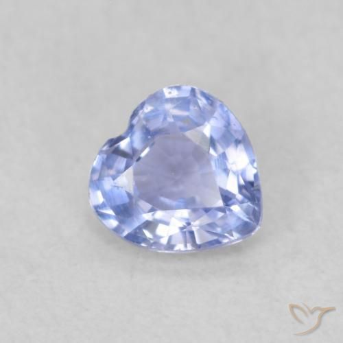 0.35ct طبيعي أزرق فاتح زفير, قلب, VVS-VS