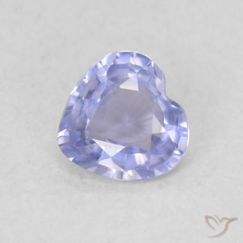 0.36ct طبيعي أزرق فاتح زفير, قلب, VVS-VS