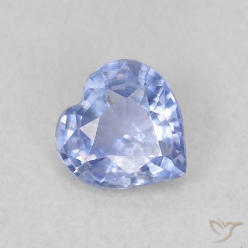 0.36ct طبيعي أزرق بنفسجى زفير, قلب, قليلا جدا