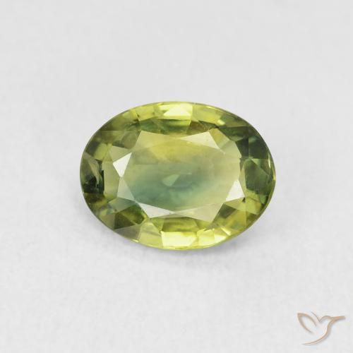 1.51ct طبيعي أخضر الغابة فاتح زفير, بيضوي, VVS-VS