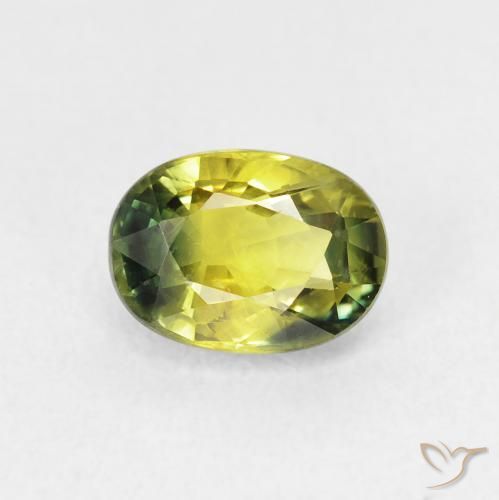 1.75ct طبيعي أخضر ترابى دافئ زفير, بيضوي, VVS-VS