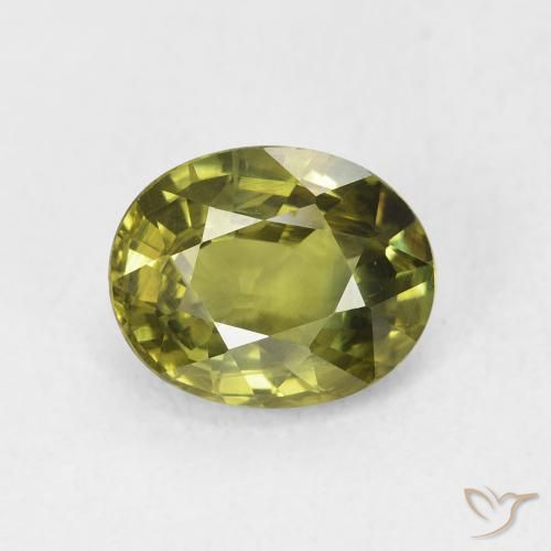 2.25ct طبيعي أخضر غامق زفير, بيضوي, VVS-VS