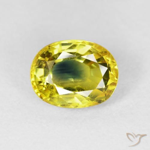 3.12ct طبيعي ذهبى ترابى زفير, بيضوي, قليلا جدا