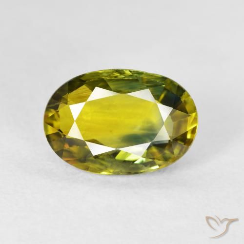 3.13ct طبيعي بنى ذهبى غامق زفير, بيضوي, قليلا جدا