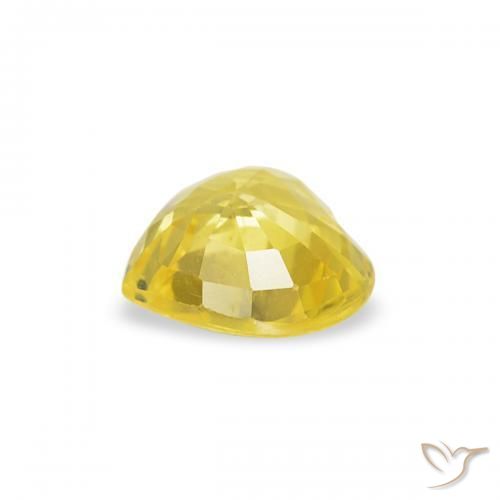 زفير Medium Light-Yellow طبيعي، قلب، 0.39 قيراط، قليلا جدا