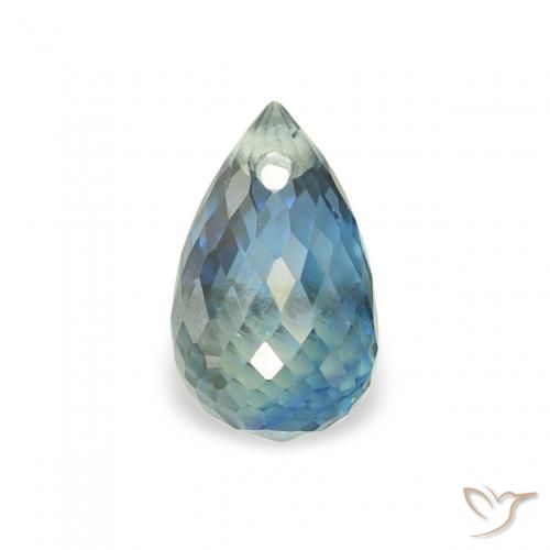 0.74ct طبيعي شرشيرى زفير, بريوليت, قليلا جدا