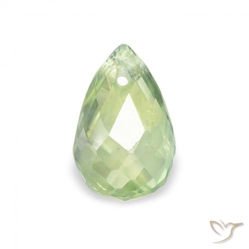 0.77ct طبيعي أخضر فاتح جدا زفير, بريوليت, قليلا جدا