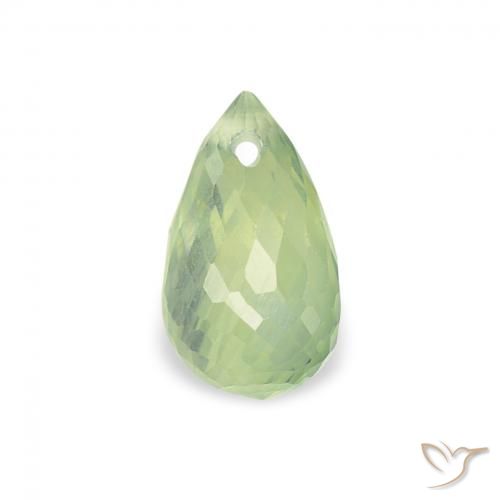 0.88ct طبيعي أخضر كمثرى زفير, بريوليت, قليلا جدا