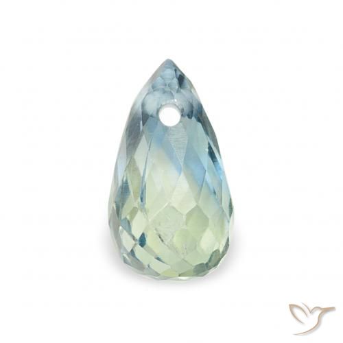 0.50ct طبيعي شرشيرى زفير, بريوليت, قليلا جدا