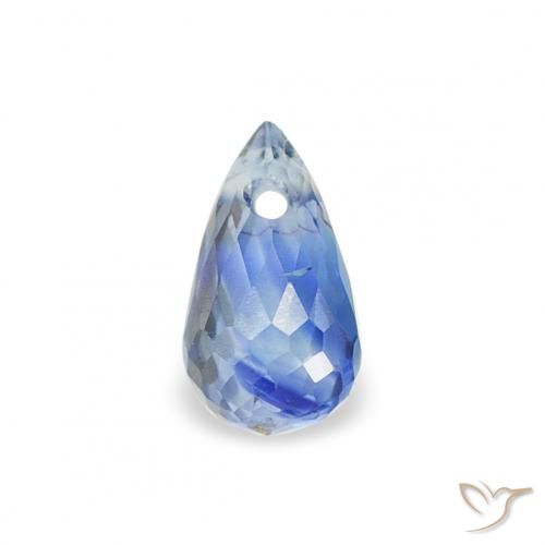 0.34ct طبيعي أزرق فاتح زفير, بريوليت, قليلا جدا