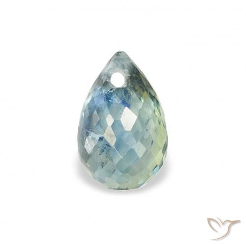 1.05ct طبيعي شرشيرى زفير, بريوليت, قليلا جدا