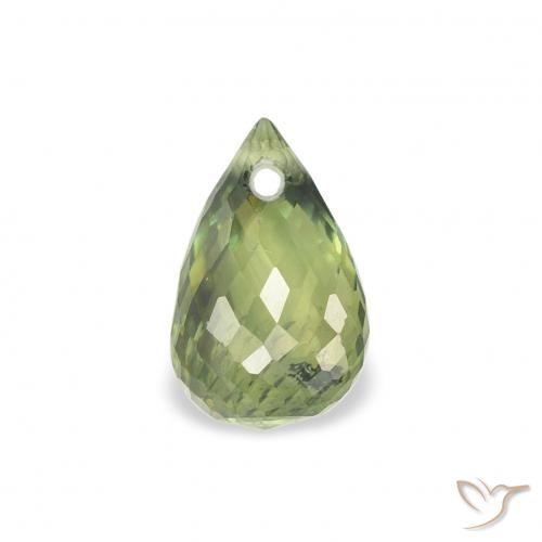 1.02ct طبيعي أخضر الغابات زفير, بريوليت, قليلا جدا
