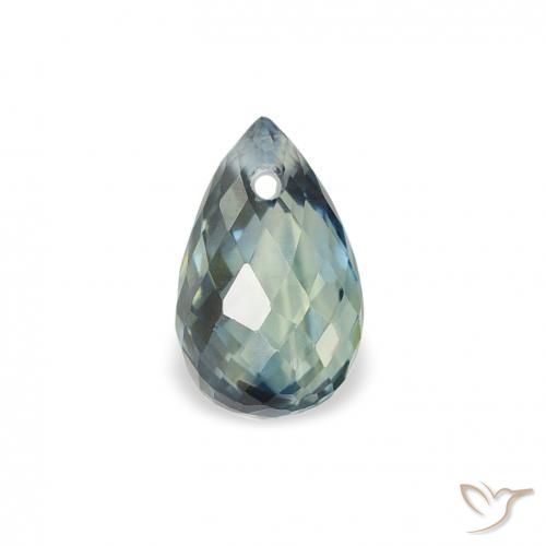 0.83ct طبيعي شرشيرى زفير, بريوليت, قليلا جدا