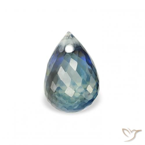 1.00ct طبيعي شرشيرى زفير, بريوليت, قليلا جدا