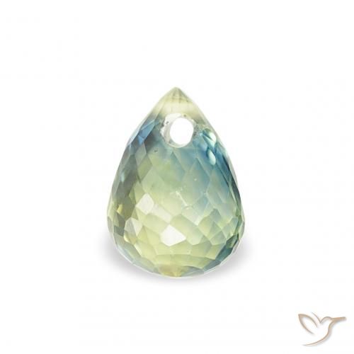 0.43ct طبيعي أخضر مريمية فاتح زفير, بريوليت, قليلا جدا
