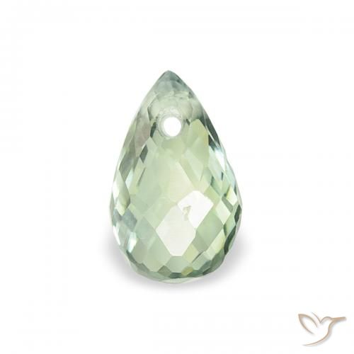 0.49ct طبيعي أخضر مريمية فاتح زفير, بريوليت, قليلا جدا