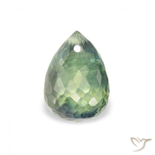 1.13ct طبيعي أخضر مريمية فاتح زفير, بريوليت, قليلا جدا