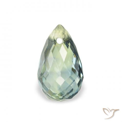 0.75ct طبيعي أخضر الغابة فاتح زفير, بريوليت, قليلا جدا