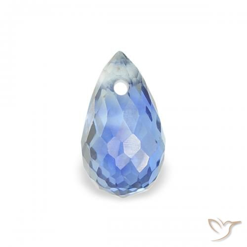 0.48ct طبيعي أزرق فاتح زفير, بريوليت, قليلا جدا