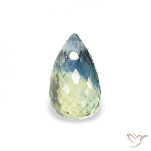 0.62ct طبيعي متعدد الألوان زفير, بريوليت, قليلا جدا