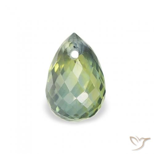 0.67ct طبيعي اخضر فاتح زفير, بريوليت, قليلا جدا