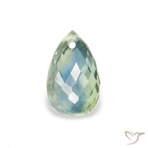 0.83ct طبيعي شرشيرى زفير, بريوليت, قليلا جدا