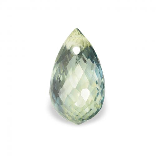 0.80ct طبيعي أخضر كمثرى فاتح زفير, بريوليت, قليلا جدا
