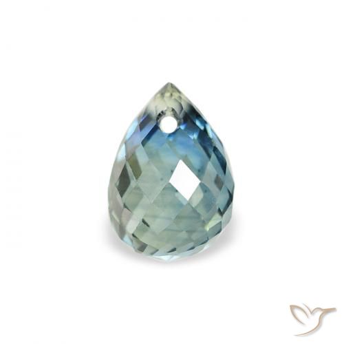 0.65ct طبيعي شرشيرى زفير, بريوليت, قليلا جدا